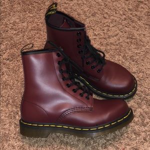 Dark Cherry Doc Martens brand new never worn